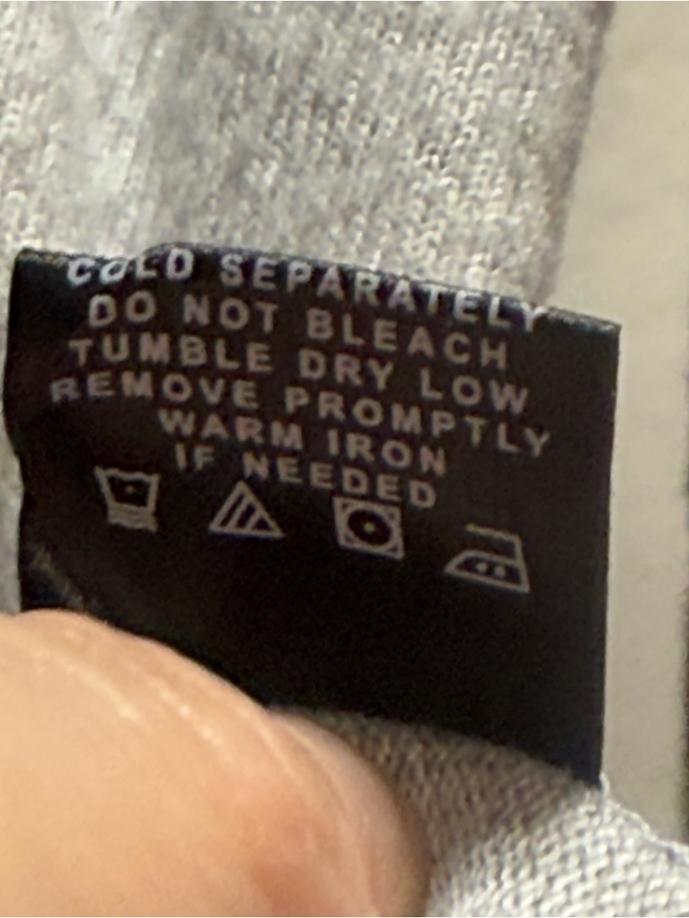 NFL Gray and Black Loungewear Top with Care Tag - Picture 4 of 6